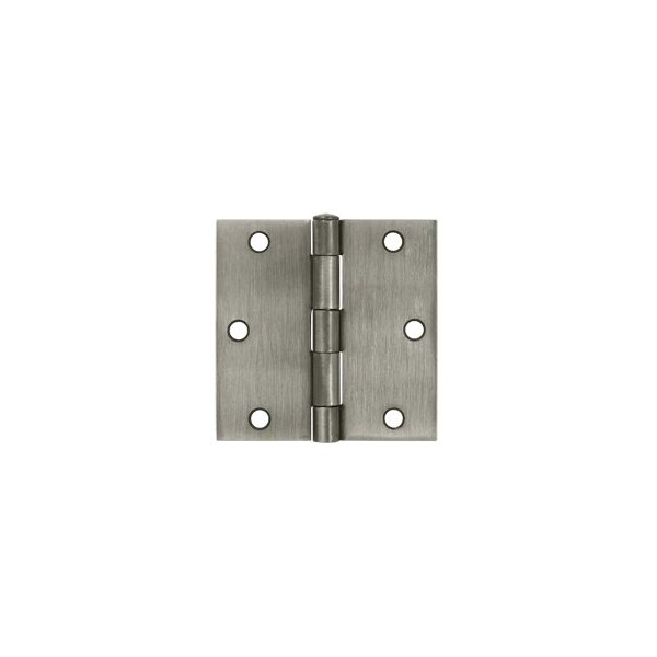 S35U15A-R Square Hinges Antique Nickel, 10PK